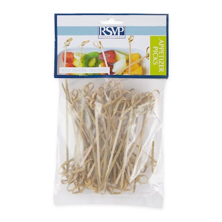Rsvp International Bamboo Knot Picks - 4.5 in - 50ct, 50PK BOO-K